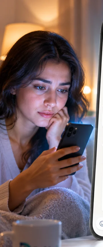 Une mère inquiète consulte Doktori le soir
